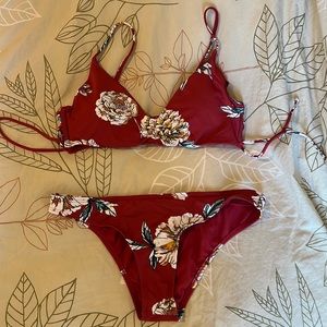 3-piece Roxy bikini set, size M